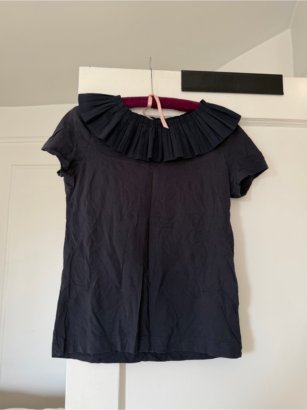 COS ruffle top